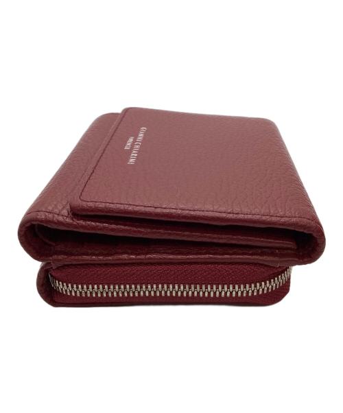 GIANNI CHIARINI（ジャンニ キアリーニ）GIANNI CHIARINI (ジャンニ キアリーニ) GIANNI CHIARINI　コンパクトウォレット ボルドーの古着・服飾アイテム
