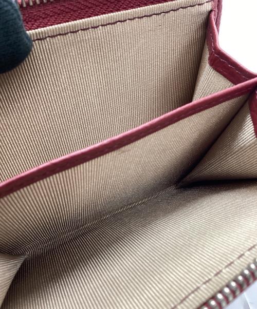 GIANNI CHIARINI（ジャンニ キアリーニ）GIANNI CHIARINI (ジャンニ キアリーニ) GIANNI CHIARINI　コンパクトウォレット ボルドーの古着・服飾アイテム