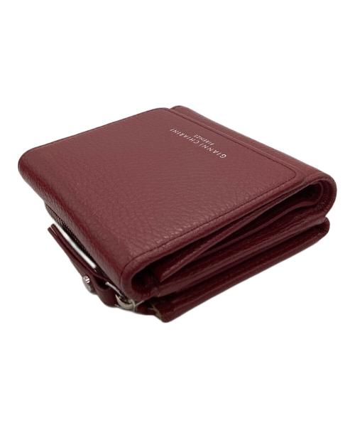 GIANNI CHIARINI（ジャンニ キアリーニ）GIANNI CHIARINI (ジャンニ キアリーニ) GIANNI CHIARINI　コンパクトウォレット ボルドーの古着・服飾アイテム
