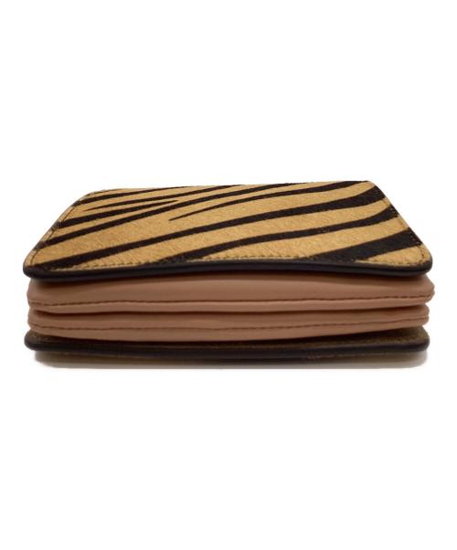 GIANNI CHIARINI（ジャンニ キアリーニ）GIANNI CHIARINI (ジャンニ キアリーニ) GIANNI CHIARINI　DAKOTA　ZEBRA CAPPU COPPER ベージュ×ブラックの古着・服飾アイテム