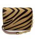 GIANNI CHIARINI（ジャンニ キアリーニ）の古着「GIANNI CHIARINI　DAKOTA　ZEBRA CAPPU COPPER」｜ベージュ×ブラック
