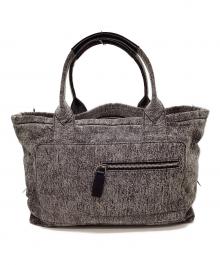 MARC JACOBS（マークジェイコブス）の古着「MARC JACOBS　トートバッグ」｜グレー×ブラック
