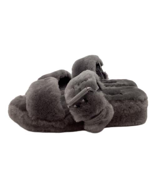 UGG（アグ）UGG (アグ) UGG　Fuzz Yeah　サンダル グレー サイズ:23㎝の古着・服飾アイテム