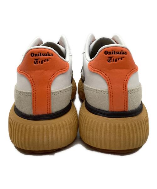 Onitsuka Tiger（オニツカタイガー）Onitsuka Tiger (オニツカタイガー) Onitsuka Tiger　DELECITY　スニーカー ホワイト×オレンジ サイズ:23.5㎝の古着・服飾アイテム