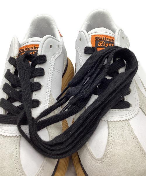 Onitsuka Tiger（オニツカタイガー）Onitsuka Tiger (オニツカタイガー) Onitsuka Tiger　DELECITY　スニーカー ホワイト×オレンジ サイズ:23.5㎝の古着・服飾アイテム
