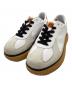 Onitsuka Tiger（オニツカタイガー）の古着「Onitsuka Tiger　DELECITY　スニーカー」｜ホワイト×オレンジ