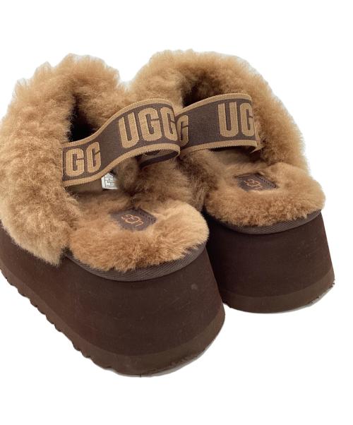 UGG（アグ）UGG (アグ) UGG　Funkette　サンダル ブラウン サイズ:23Cmの古着・服飾アイテム