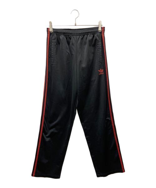 adidas（アディダス）adidas (アディダス) トラックパンツ ブラック×レッド サイズ:Lの古着・服飾アイテム
