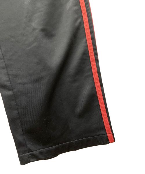adidas（アディダス）adidas (アディダス) トラックパンツ ブラック×レッド サイズ:Lの古着・服飾アイテム