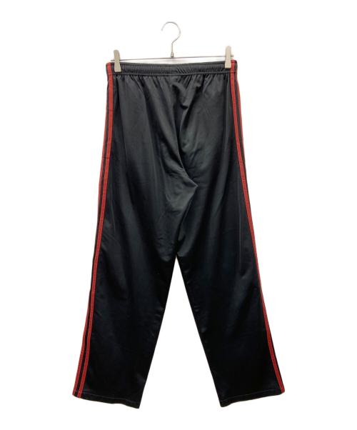 adidas（アディダス）adidas (アディダス) トラックパンツ ブラック×レッド サイズ:Lの古着・服飾アイテム