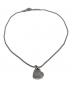 Christian Dior（クリスチャン ディオール）の古着「Christian Dior　ＣＤロゴハート　ネックレス」｜シルバーカラー
