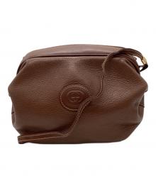 GUCCI（グッチ）の古着「GUCCI　マイクロGG　ショルダーバッグ」｜ブラウン