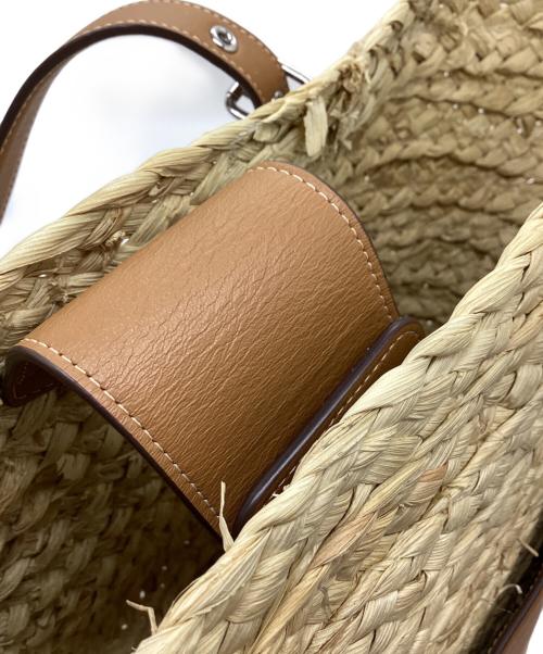 COACH（コーチ）COACH (コーチ) COACH　カゴバッグ ベージュ×ブラウンの古着・服飾アイテム