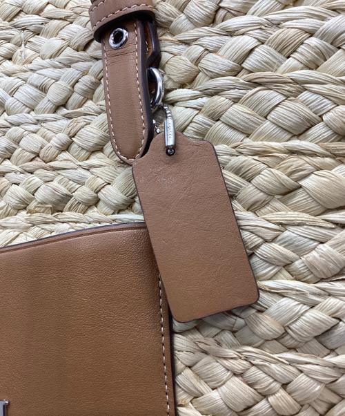 COACH（コーチ）COACH (コーチ) COACH　カゴバッグ ベージュ×ブラウンの古着・服飾アイテム