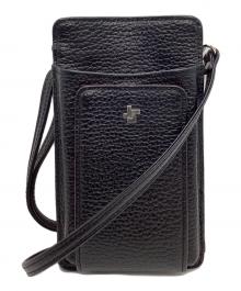 Jetsetter（ジェットセッター）の古着「Jetsetter　ショルダースマホポーチ」｜ブラック×レッド