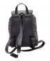 COACH (コーチ) COACH　シグネチャー　デンプシードローストリングバックパック　リュック ブラック×グレー：15000円