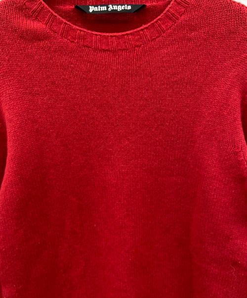 Palm Angels（パーム エンジェルス）Palm Angels (パーム エンジェルス) 厚手ニット レッド サイズ:Mの古着・服飾アイテム