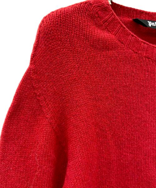 Palm Angels（パーム エンジェルス）Palm Angels (パーム エンジェルス) 厚手ニット レッド サイズ:Mの古着・服飾アイテム