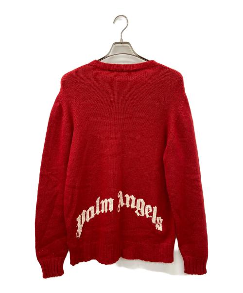 Palm Angels（パーム エンジェルス）Palm Angels (パーム エンジェルス) 厚手ニット レッド サイズ:Mの古着・服飾アイテム