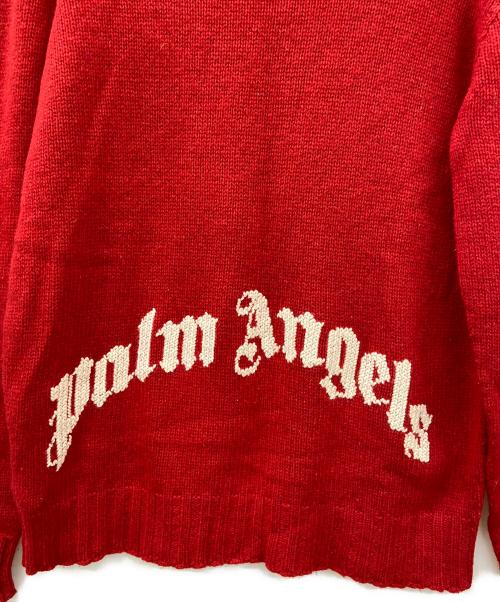 Palm Angels（パーム エンジェルス）Palm Angels (パーム エンジェルス) 厚手ニット レッド サイズ:Mの古着・服飾アイテム