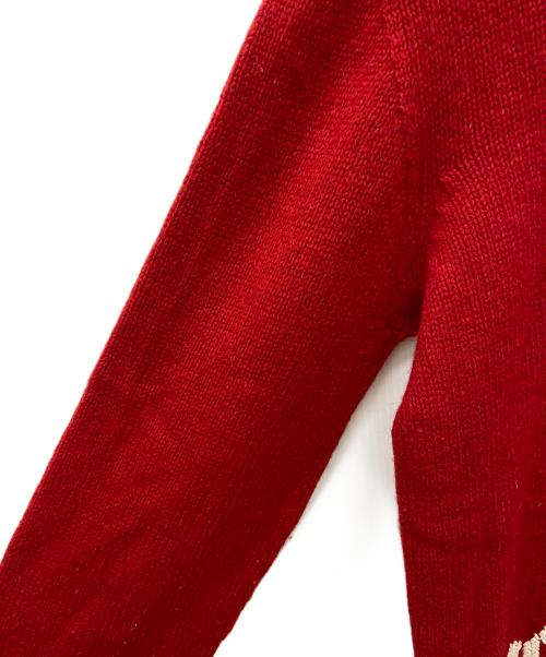 Palm Angels（パーム エンジェルス）Palm Angels (パーム エンジェルス) 厚手ニット レッド サイズ:Mの古着・服飾アイテム