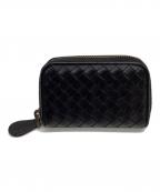 BOTTEGA VENETAボッテガベネタ）の古着「BOTTEGA VENETA　イントレチャート　コインケース」｜ブラック