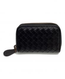 BOTTEGA VENETA（ボッテガベネタ）の古着「BOTTEGA VENETA　イントレチャート　コインケース」｜ブラック