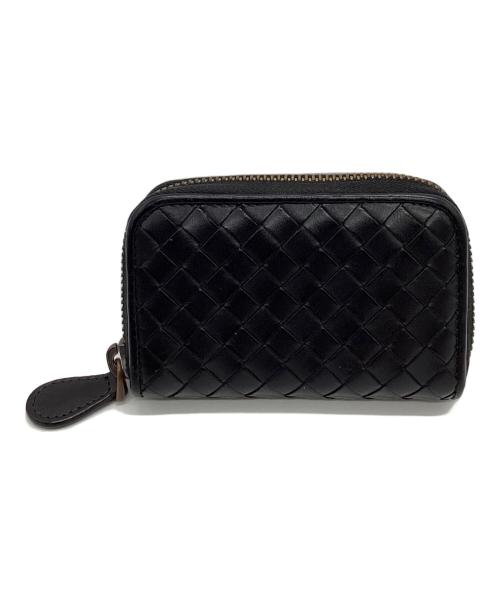 BOTTEGA VENETA（ボッテガベネタ）BOTTEGA VENETA (ボッテガベネタ) BOTTEGA VENETA　イントレチャート　コインケース ブラックの古着・服飾アイテム