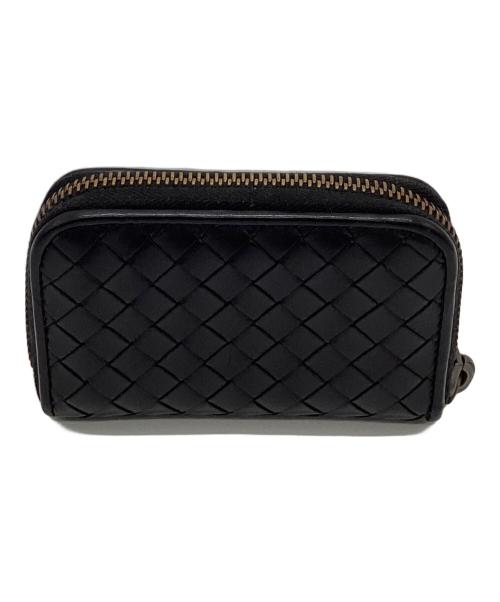 BOTTEGA VENETA（ボッテガベネタ）BOTTEGA VENETA (ボッテガベネタ) BOTTEGA VENETA　イントレチャート　コインケース ブラックの古着・服飾アイテム