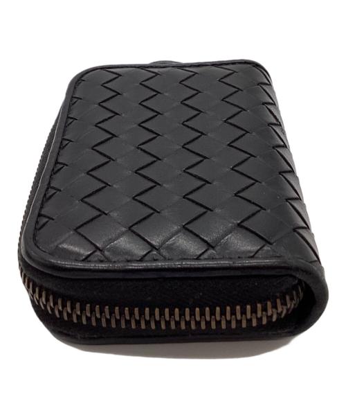 BOTTEGA VENETA（ボッテガベネタ）BOTTEGA VENETA (ボッテガベネタ) BOTTEGA VENETA　イントレチャート　コインケース ブラックの古着・服飾アイテム