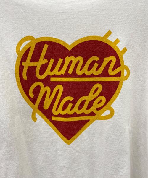 HUMAN MADE（ヒューマンメイド）HUMAN MADE (ヒューマンメイド) 長袖カットソー ホワイト サイズ:Mの古着・服飾アイテム