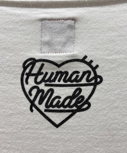 HUMAN MADE（ヒューマンメイド）HUMAN MADE (ヒューマンメイド) 長袖カットソー ホワイト サイズ:Mの古着・服飾アイテム