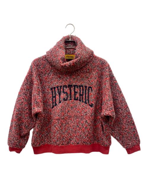 hysteric（ヒステリック）hysteric (ヒステリック) ニット レッド×ブラック サイズ:FREEの古着・服飾アイテム
