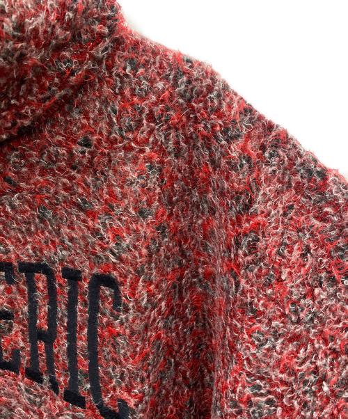 hysteric（ヒステリック）hysteric (ヒステリック) ニット レッド×ブラック サイズ:FREEの古着・服飾アイテム