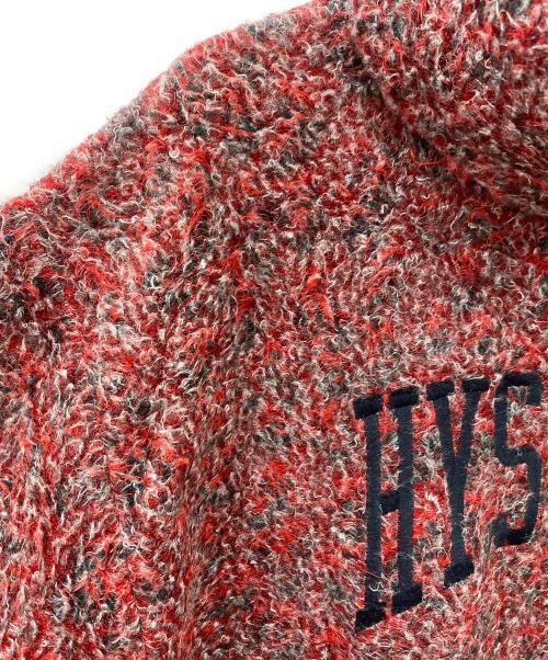 hysteric（ヒステリック）hysteric (ヒステリック) ニット レッド×ブラック サイズ:FREEの古着・服飾アイテム