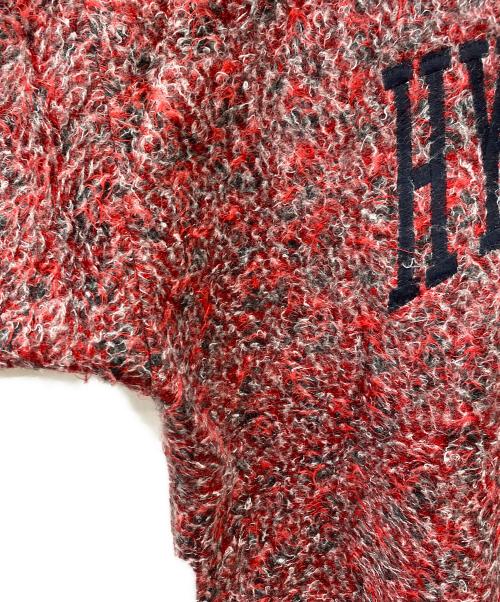 hysteric（ヒステリック）hysteric (ヒステリック) ニット レッド×ブラック サイズ:FREEの古着・服飾アイテム