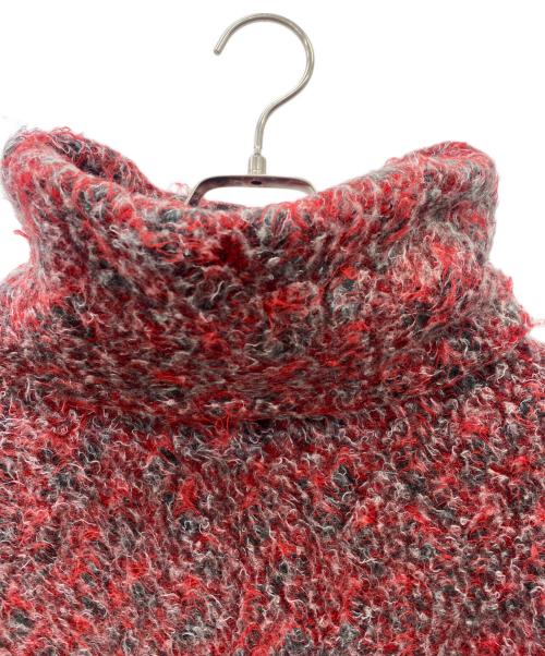 hysteric（ヒステリック）hysteric (ヒステリック) ニット レッド×ブラック サイズ:FREEの古着・服飾アイテム