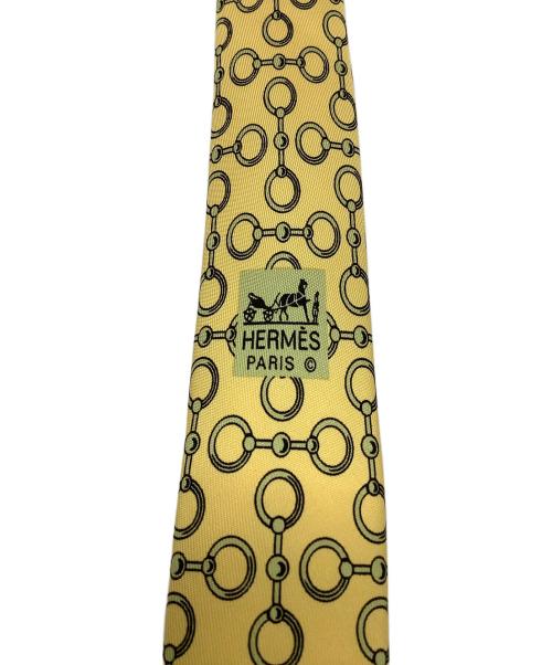 HERMES（エルメス）HERMES (エルメス) ネクタイ イエロー サイズ:なしの古着・服飾アイテム