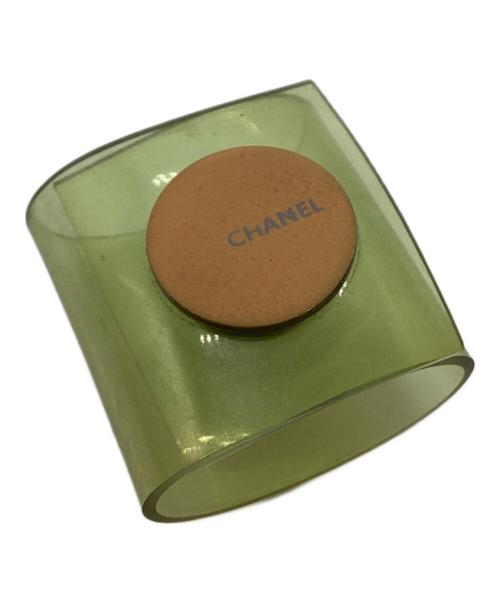 CHANEL（シャネル）CHANEL (シャネル) CHANEL　ラバーリング グリーン×ピンク サイズ:16号の古着・服飾アイテム