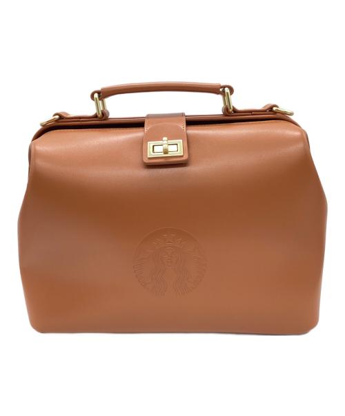 STARBUCKS COFFEE（スターバックス コーヒー）STARBUCKS COFFEE (スターバックス コーヒー) マイカスタマイズジャニーバッグ ブラウンの古着・服飾アイテム