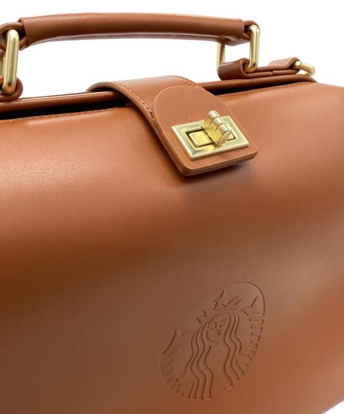 STARBUCKS COFFEE（スターバックス コーヒー）STARBUCKS COFFEE (スターバックス コーヒー) マイカスタマイズジャニーバッグ ブラウンの古着・服飾アイテム