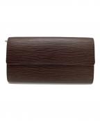 LOUIS VUITTONルイ ヴィトン）の古着「LOUIS VUITTON　エピ　ポシェット・ポルトモネ クレディ　長財布」