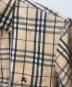 中古・古着 BURBERRY BLACK LABEL (バーバリーブラックレーベル) 半袖シャツ ベージュ×ブラック サイズ:2：7000円
