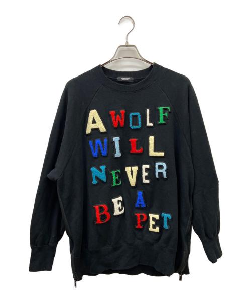UNDERCOVER（アンダーカバー）UNDERCOVER (アンダーカバー) スウェット ブラック×マルチカラー サイズ:size2の古着・服飾アイテム