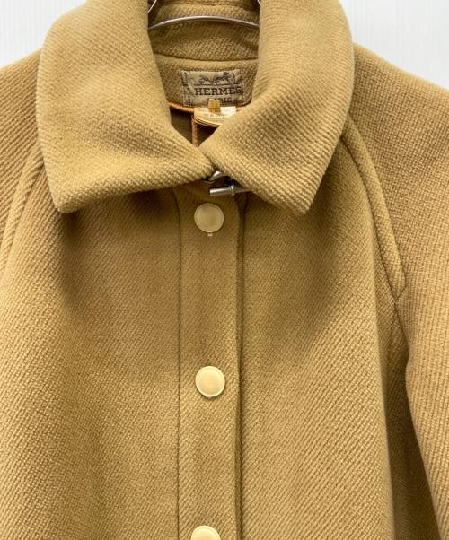 HERMES（エルメス）HERMES (エルメス) エルメス　HERMES　ロングコート ブラウン サイズ:SIZE 42の古着・服飾アイテム