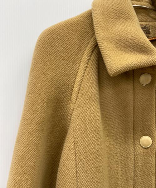 HERMES（エルメス）HERMES (エルメス) エルメス　HERMES　ロングコート ブラウン サイズ:SIZE 42の古着・服飾アイテム