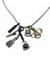 DIESEL (ディーゼル) DIESEL　マルチチャームネックレス シルバーカラー：6000円