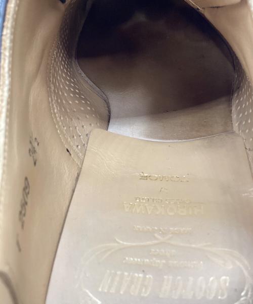 SCOTCH GRAIN（スコッチグレイン）SCOTCH GRAIN (スコッチグレイン) SCOTCH GRAIN　レザーシューズ ブラック サイズ:24.5㎝の古着・服飾アイテム