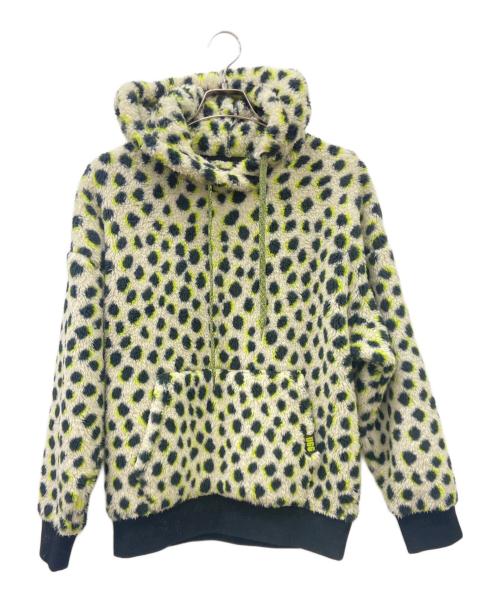 UGG（アグ）UGG (アグ) UGG　ボアプルオーバーパーカー ベージュ×ブラック サイズ:XSの古着・服飾アイテム