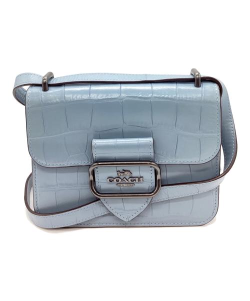COACH（コーチ）COACH (コーチ) COACH　モーガンスクエアクロスボディ　ショルダーバッグ ブルーの古着・服飾アイテム